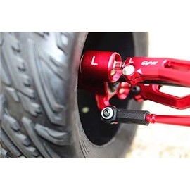 GPM Arrma 1/8 KRATON/Outcast/Notorious 6S BLX Aluminum Front Knuckle ARMS-8PC Set (Gray)