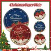 Party Tableware Decorations Set For 16 Guest,Christmas Paper Plates Napkins