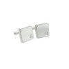 Square Cufflinks with ‘8’ Engraved - 8th Anniversary