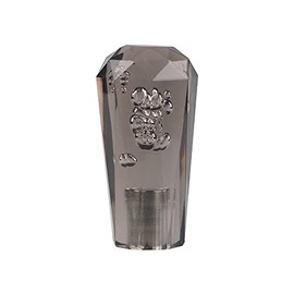 Sakan Universal Car Shift Knob Cover Shift Knob MT AT Crystal Pattern 10cm (Black)