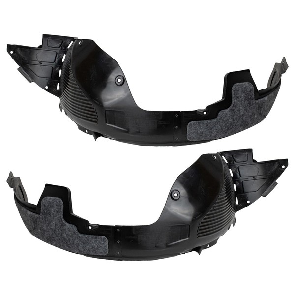 TRQ TRQ Front Inner Fender Liner Set Compatible with 2017-2018