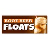 Root Beer Floats Vinyl Banner Small - 24x60