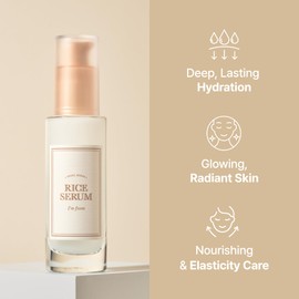 I'm from Rice Serum, Korean Fermented Rice Embryo Extract Boosts Collagen, Vitality, Radiant Glowing Skin, Niacinamide, Vitality to Dull Skin, Nourishing, Moisturizing
