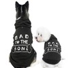 BINGPET Dog Hoodies,Bad to The Bone Printed Soft & Warm