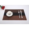 SHACOS Placemats Set of 4 Woven Vinyl Placemat for Dining