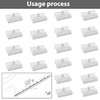 20 Sets of Side Skirts Clips, Side Skirts Clips Kit