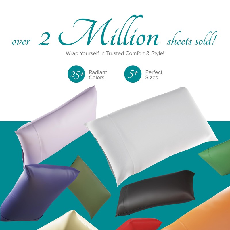 Carressa Linen 100% Egyptian Cotton King Fitted Sheet Only -