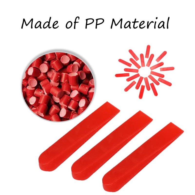 WUTUDMAI 200 Pcs Tile Spacers Clips Tile Spacers Reusable Tile