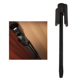Nuk3y - Tope para puerta de 2 bisagras II para bisagras residenciales de 7,6 cm a 10,16 cm (bronce aceitado)