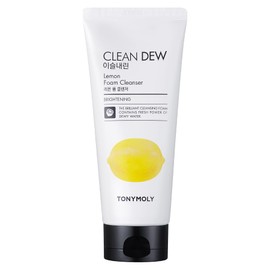 TONYMOLY Clean Dew Lemon Foam Cleanser, Lemon, 6 Fl Oz