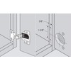 Blum 33.3600 110 Degree Compact 33 Hinge Cup with 1