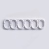 Careyoungs Plastic Shower Curtain Hooks White Curtain C Rings for