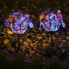 Doingart Outdoor Solar Garden Lights - 2 Pack Solar Powered