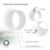 Vent Systems 5" Inch White Air Vent Duct Connector Flange