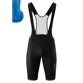 Gonso Men's SITIVO BIB Bib Shorts, Black/Skydiver, L
