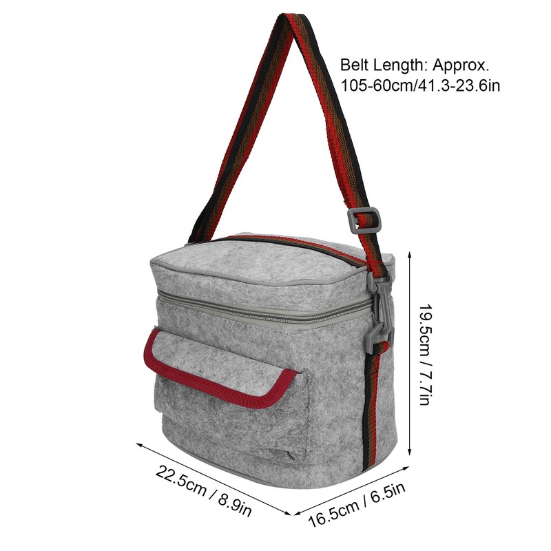 Insulated Lunch Box Portable Thermal Cooler Food Picnic Storage Bag