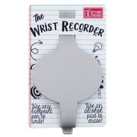 Outside the Box Nurses Erasable Vital Sign/Reminder Wrist Recorder (Grey)