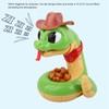 Electric Rattlesnake Toy Plastic Tricky Scary Rattlesnake Prank Toy Induction