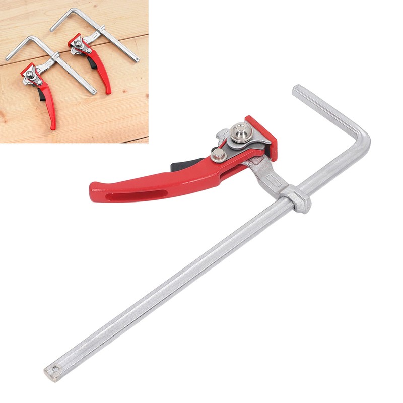 Ratchet Track Clamp 300x60mm Large Clamping Force Self Alignment Ratcheting