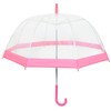 Parquet Clear Bubble Umbrella with Windproof Dome - Transparent Umbrella