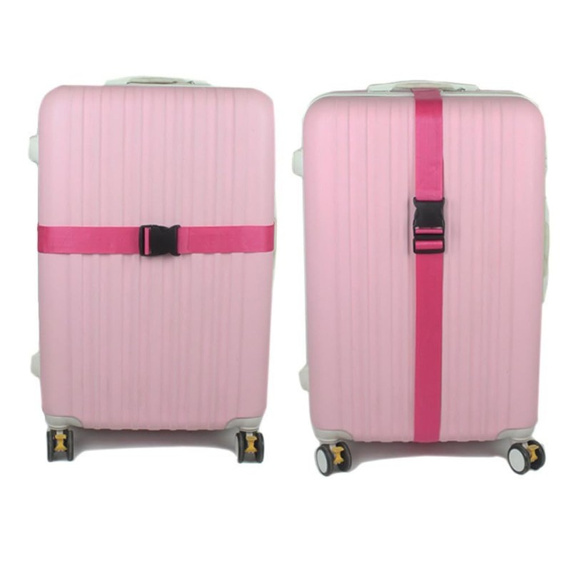 Wambere Pack of 2 Wide 5 cm Suitcase Strap, Adjustable