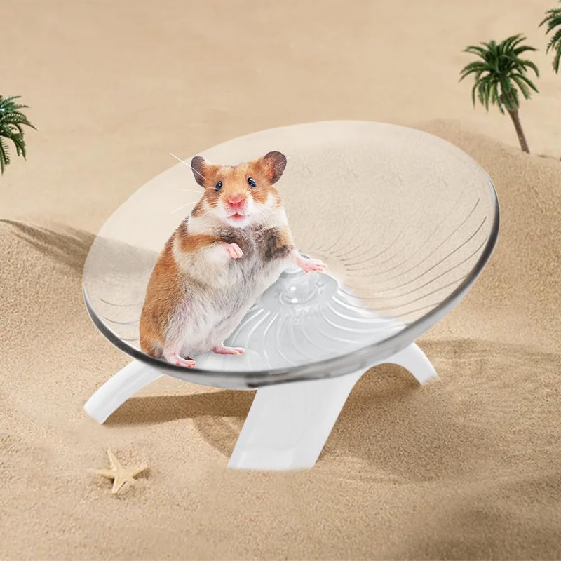 Hamster Wheel, Hermit Crab Climbing Toys Silent Exercise Running Wheel,