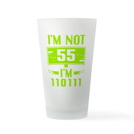 CafePress Cybersecurity Programmer Not 55Th B Pint Glass, 16 oz. Drinking Glass