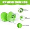 Aczyqws 1 Pack Handheld Spiralizer Vegetable Slicer, Upgrade 4 in