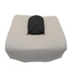 Priprilod Light Gray Leather Center Console Leather Lid Armrest Cover