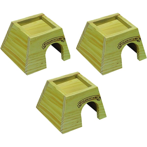 Super Pet Woodland Get-A-Way Small Mouse House (3 Pack)