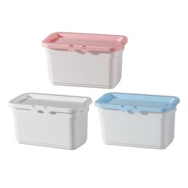 iplusmile 3Pcs Laundry Box Storage Container with Lids for Laundry Beads Stylish and Stackable Design for Organizing Your Laundry Room