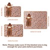 Velmoriah 3-Pack Dog Blankets for Large Dogs, Soft & Warm