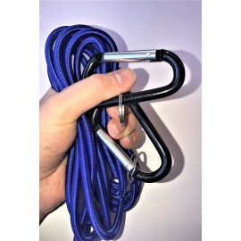 Paracord Planet Bungee Cords Shock - Electric Blue 1/4 Inch x 25 Feet