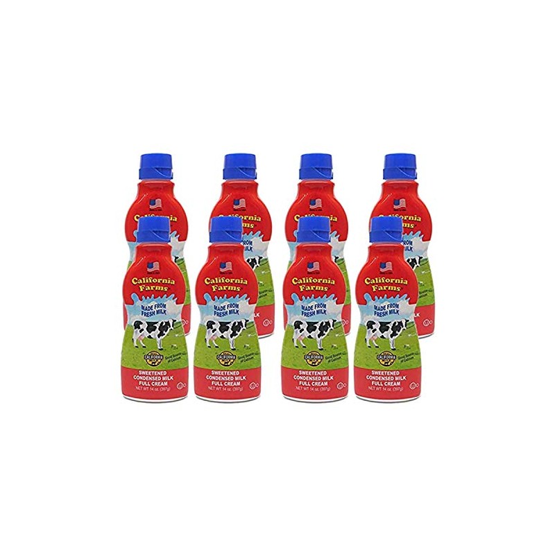 California Farms Sweetened Condensed Milk Full Cream, 14 Oz, Pack