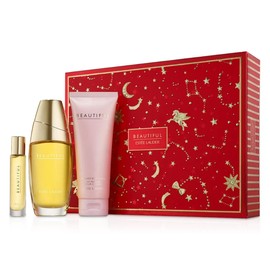 Estée Lauder Beautiful By Estee Lauder Fragrance 3 Pcs Gift Set Perfume Spray Body Lotion NIB