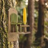 Uncle Dunkels’ Chair Squirrel Feeder, Handmade Wood Table and Chair