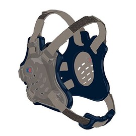 Cliff Keen F5 Tornado Headgear - SILVER/NAVY/SILVER