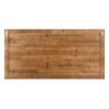 Kate and Laurel Jeran Wood Wall Shelf with 5 Hooks,
