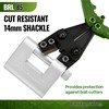 Britanium® BRL85 Heavy Duty Lock with 10 Keys - [Weather