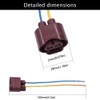 YUNPICAR HB4 9006 LED Genuine Coupler Female Reverse Conversion Wiring