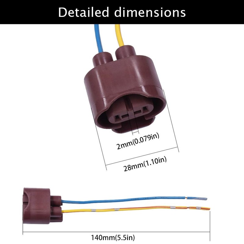 YUNPICAR HB4 9006 LED Genuine Coupler Female Reverse Conversion Wiring