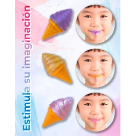 RED VELVET Set de 3 Brillos Labiales Novelty con Diseño de Helado - Aromas Dulces para Niñas y Adolescentes Buscas un toque de diversión y color para tus labios