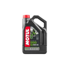 MOTUL 🔥 Motul 5100 4T 15W50 4-Stroke Synthetic Blend Oil 4 Liters Motorcycle 🔥