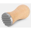 EVERYJOY Wooden Meat Tenderiser with Metal End (Brown, 11 cm/Round)
