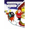 Funny Santa Deliveroo Reindeer Christmas Card – Traditional Humour Xmas