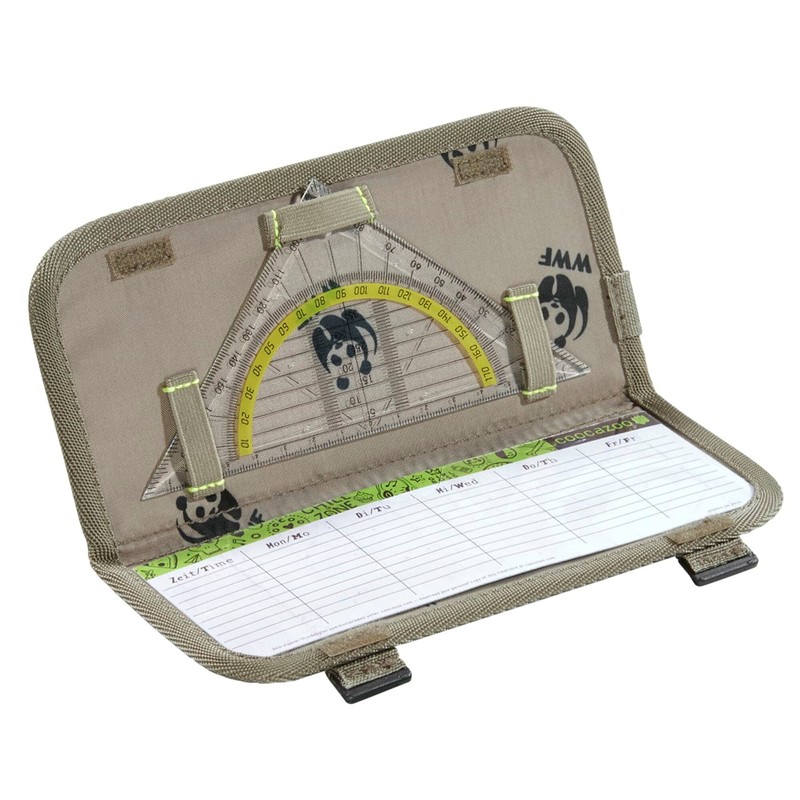 coocazoo PencilDenzel Pencil Case, Triangle Compartment, Timetable Compartment, Removable Pen