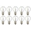 CEC Industries #5G9 1/2/24V/C Bulbs, 24 V, 5 W, E12
