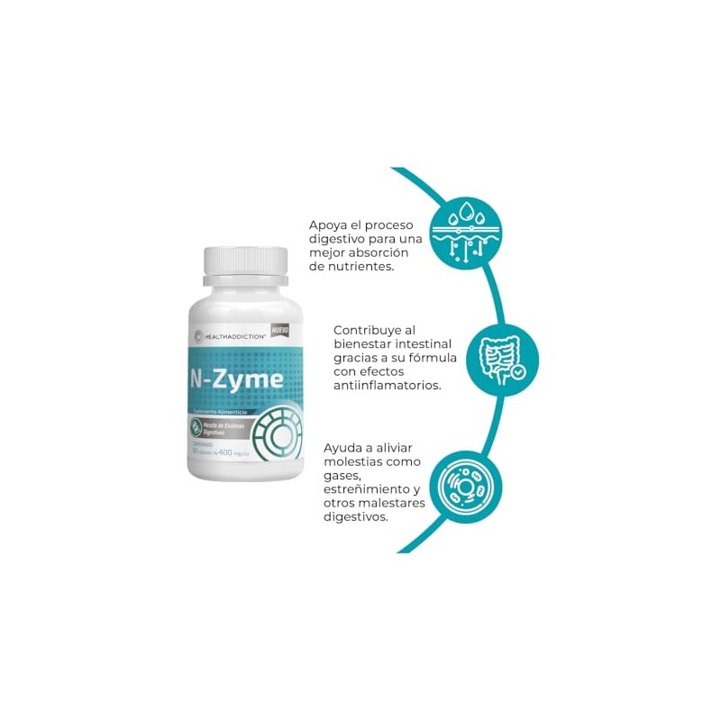 HEALTHADDICTION Electrolitos con BCAAs Enzimas Digestivas Carnitherm con L-Carnitina, Té