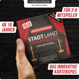 Denkriesen Super Smart Blockhead - The Card Game - Red Light Edition 2019