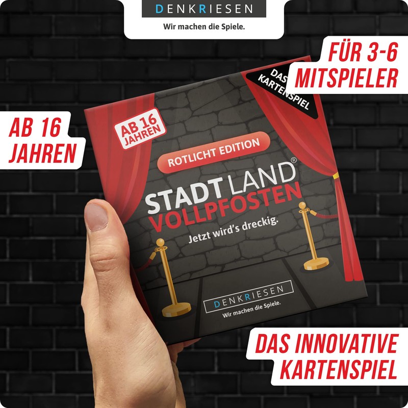 Denkriesen Super Smart Blockhead - The Card Game - Red